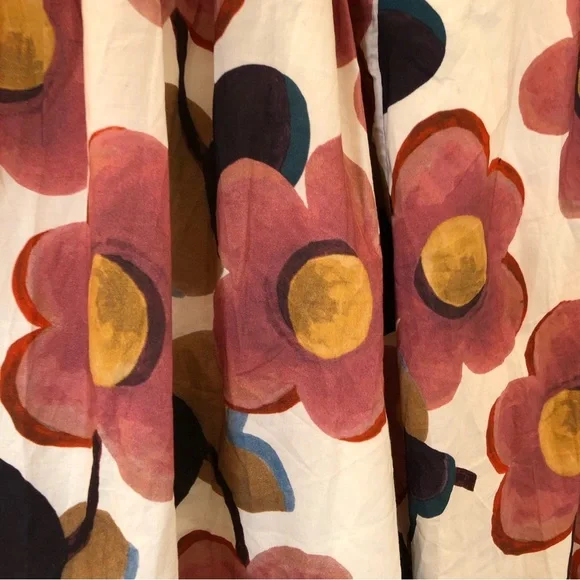 Floral Lined full circle midi skirt - Picture 4 of 12